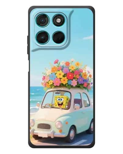 Чехол для Motorola Moto G77 с картинкой «Автомобильное путешествие» Чехол для Motorola Moto G77 с картинкой «Автомобильное путешествие»