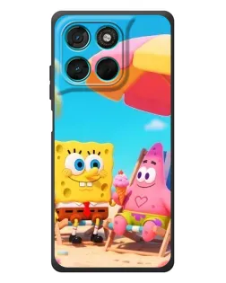 Чехол для Motorola Moto G77 с картинкой «Отдых на пляже»