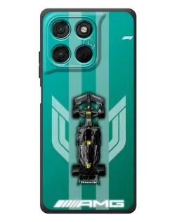 Чехол для Motorola Moto G77 с картинкой «Mercedes AMG Petronas»