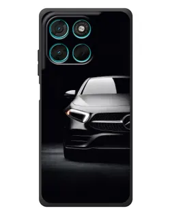 Чехол для Motorola Moto G77 с картинкой «Свет фар Mercedes»