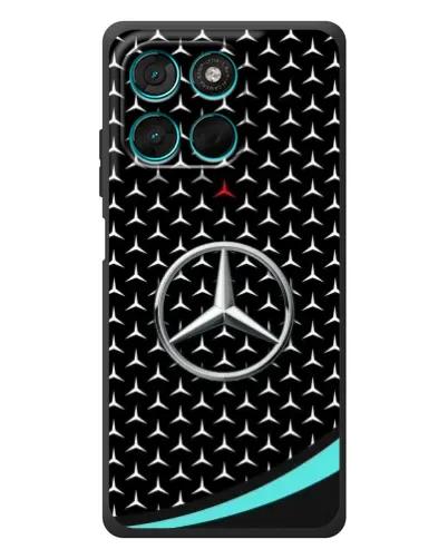 Чехол для Motorola Moto G77 с картинкой «Mercedes — бирюзовый акцент» Чехол для Motorola Moto G77 с картинкой «Mercedes — бирюзовый акцент»