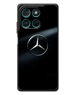 Чохол для Motorola Moto G77 з картинкою «Mercedes на металі»