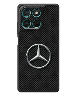 Чохол для Motorola Moto G77 з картинкою «Карбоновий Mercedes стиль»