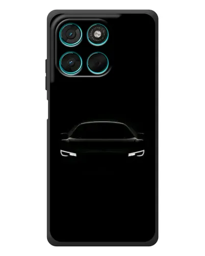 Чехол для Motorola Moto G77 с картинкой «Взгляд Audi в темноте»