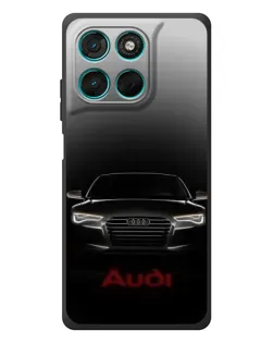 Чехол для Motorola Moto G77 с картинкой «Audi — градиентный контур» Чехол для Motorola Moto G77 с картинкой «Audi — градиентный контур»