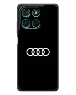 Чехол для Motorola Moto G77 с картинкой «Audi White Logo» Чехол для Motorola Moto G77 с картинкой «Audi White Logo»