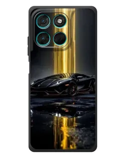 Чехол для Motorola Moto G77 с картинкой «Ночной Lamborghini драйв» Чехол для Motorola Moto G77 с картинкой «Ночной Lamborghini драйв»