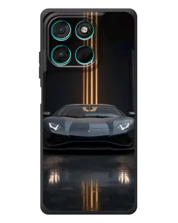 Чехол для Motorola Moto G77 с картинкой «Lamborghini золотые линии» Чехол для Motorola Moto G77 с картинкой «Lamborghini золотые линии»