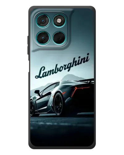 Чехол для Motorola Moto G77 с картинкой «Классическая надпись Lamborghini» Чехол для Motorola Moto G77 с картинкой «Классическая надпись Lamborghini»