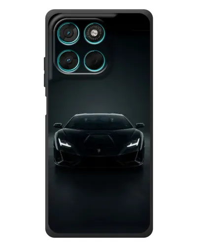 Чехол для Motorola Moto G77 с картинкой «Черный Lamborghini Aventador» Чехол для Motorola Moto G77 с картинкой «Черный Lamborghini Aventador»