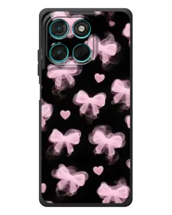 Чехол для Motorola Moto G77 с картинкой «Геометрия банта»