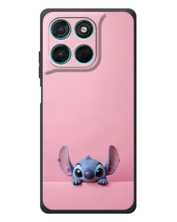 Чехол для Motorola Moto G77 с картинкой «Stitch выглядывает»