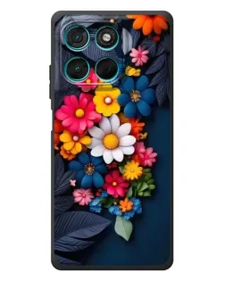 Чехол для Motorola Moto G77 с картинкой «Цветочная феерия» Чехол для Motorola Moto G77 с картинкой «Цветочная феерия»