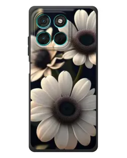 Чехол для Motorola Moto G77 с картинкой «Белые маргаритки макро» Чехол для Motorola Moto G77 с картинкой «Белые маргаритки макро»