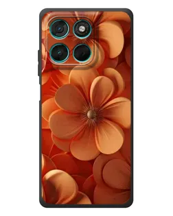 Чехол для Motorola Moto G77 с картинкой «Оранжевый макро цветок» Чехол для Motorola Moto G77 с картинкой «Оранжевый макро цветок»