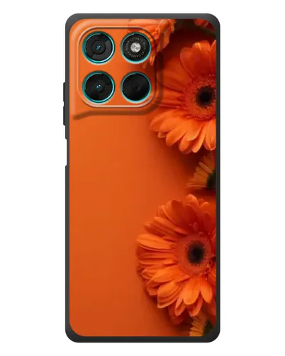 Чехол для Motorola Moto G77 с картинкой «Оранжевые герберы» Чехол для Motorola Moto G77 с картинкой «Оранжевые герберы»