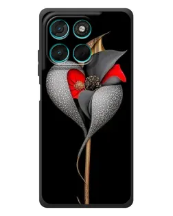 Чехол для Motorola Moto G77 с картинкой «Серебряный фантазийный цветок» Чехол для Motorola Moto G77 с картинкой «Серебряный фантазийный цветок»