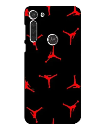 Чохол для Motorola MOTO G8 з картинкою «Jordan Red Pattern»
