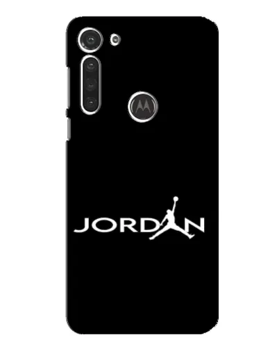 Чохол для Motorola MOTO G8 з картинкою «Jordan White Logo»