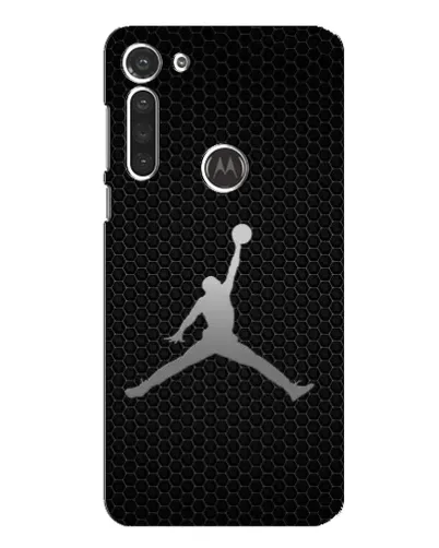 Чохол для Motorola MOTO G8 з картинкою «Jordan Dark Carbon»