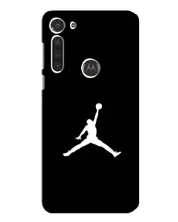 Чохол для Motorola MOTO G8 з картинкою «Jordan Silhouette»