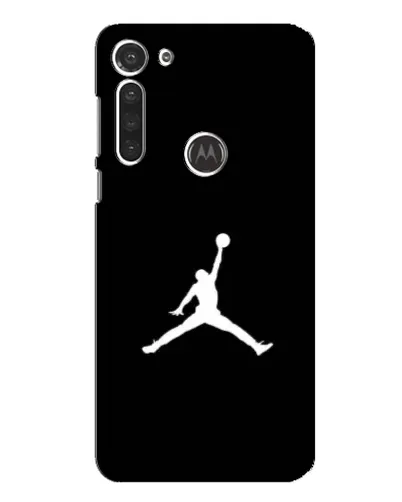 Чохол для Motorola MOTO G8 з картинкою «Jordan Silhouette»