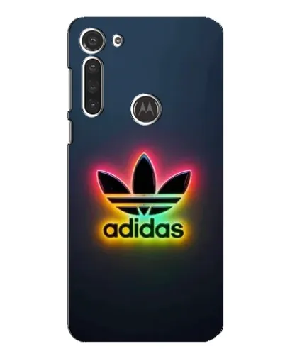 Чохол для Motorola MOTO G8 з картинкою «Неоновий Adidas»