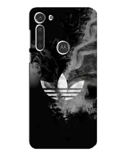 Чохол для Motorola MOTO G8 з картинкою «Абстрактний дим Adidas»
