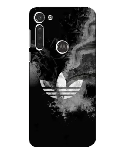 Чохол для Motorola MOTO G8 з картинкою «Абстрактний дим Adidas»