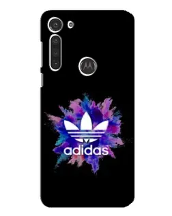 Чохол для Motorola MOTO G8 з картинкою «Вибух фарб Adidas»