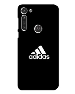 Чохол для Motorola MOTO G8 з картинкою «Чорна класика Adidas»