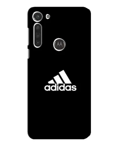 Чохол для Motorola MOTO G8 з картинкою «Чорна класика Adidas»