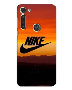Чехол для Motorola MOTO G8 с картинкой «Nike — вечерний горизонт»