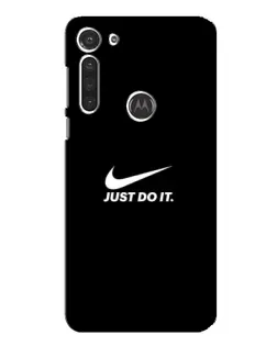 Чехол для Motorola MOTO G8 с картинкой «Минимализм от Nike»
