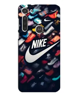 Чехол для Motorola MOTO G8 с картинкой «Коллекция кроссовок Nike»