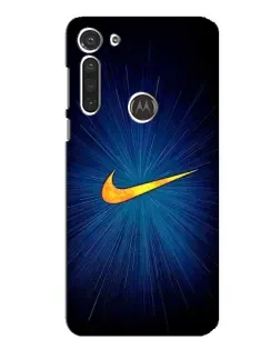 Чохол для Motorola MOTO G8 з картинкою «Синій пульс Nike»