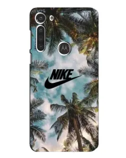 Чохол для Motorola MOTO G8 з картинкою «Тропічний принт Nike»