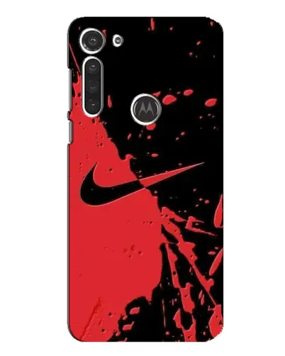 Чохол для Motorola MOTO G8 з картинкою «Червоні бризки Nike» Чохол для Motorola MOTO G8 з картинкою «Червоні бризки Nike»