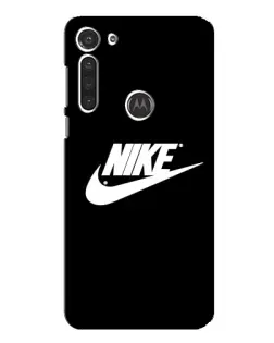 Чохол для Motorola MOTO G8 з картинкою «Мазки фарби Nike»