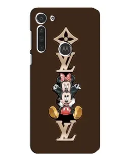 Чохол для Motorola MOTO G8 з картинкою «LV та Міккі Маус»
