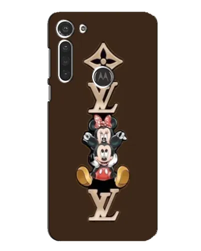 Чохол для Motorola MOTO G8 з картинкою «LV та Міккі Маус»