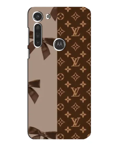 Чохол для Motorola MOTO G8 з картинкою «Louis Vuitton — банти»