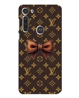 Чохол для Motorola MOTO G8 з картинкою «LV з бантом»