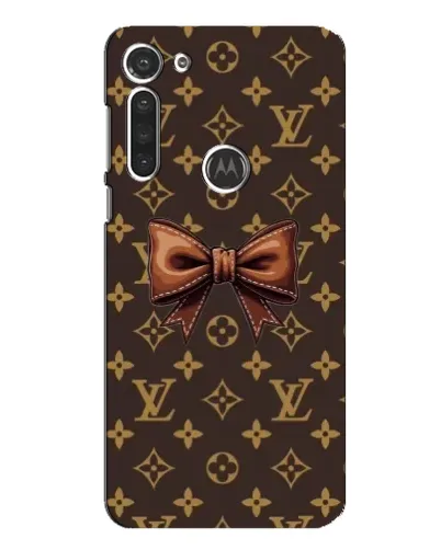 Чохол для Motorola MOTO G8 з картинкою «LV з бантом»