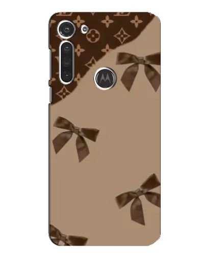 Чохол для Motorola MOTO G8 з картинкою «LV — кавовий атлас»