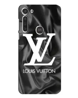 Чохол для Motorola MOTO G8 з картинкою «Шовковий Louis Vuitton»