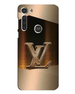 Чохол для Motorola MOTO G8 з картинкою «LV — золоте сяйво»