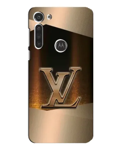 Чохол для Motorola MOTO G8 з картинкою «LV — золоте сяйво»