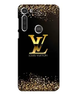 Чохол для Motorola MOTO G8 з картинкою «LV — золоті іскри»