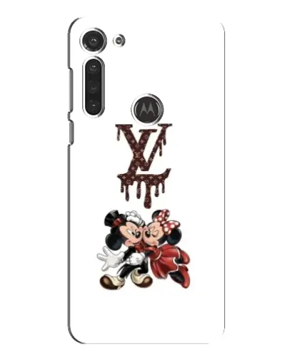 Чохол для Motorola MOTO G8 з картинкою «LV та Міккі Маус»